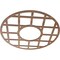 Ekena Millwork O'Neal Wood Fretwork Pierced Ceiling Medallion, Walnut, 34"OD x 12 3/8"ID x 1/4"T CMWP34X34X0250ONWA - alternate 3